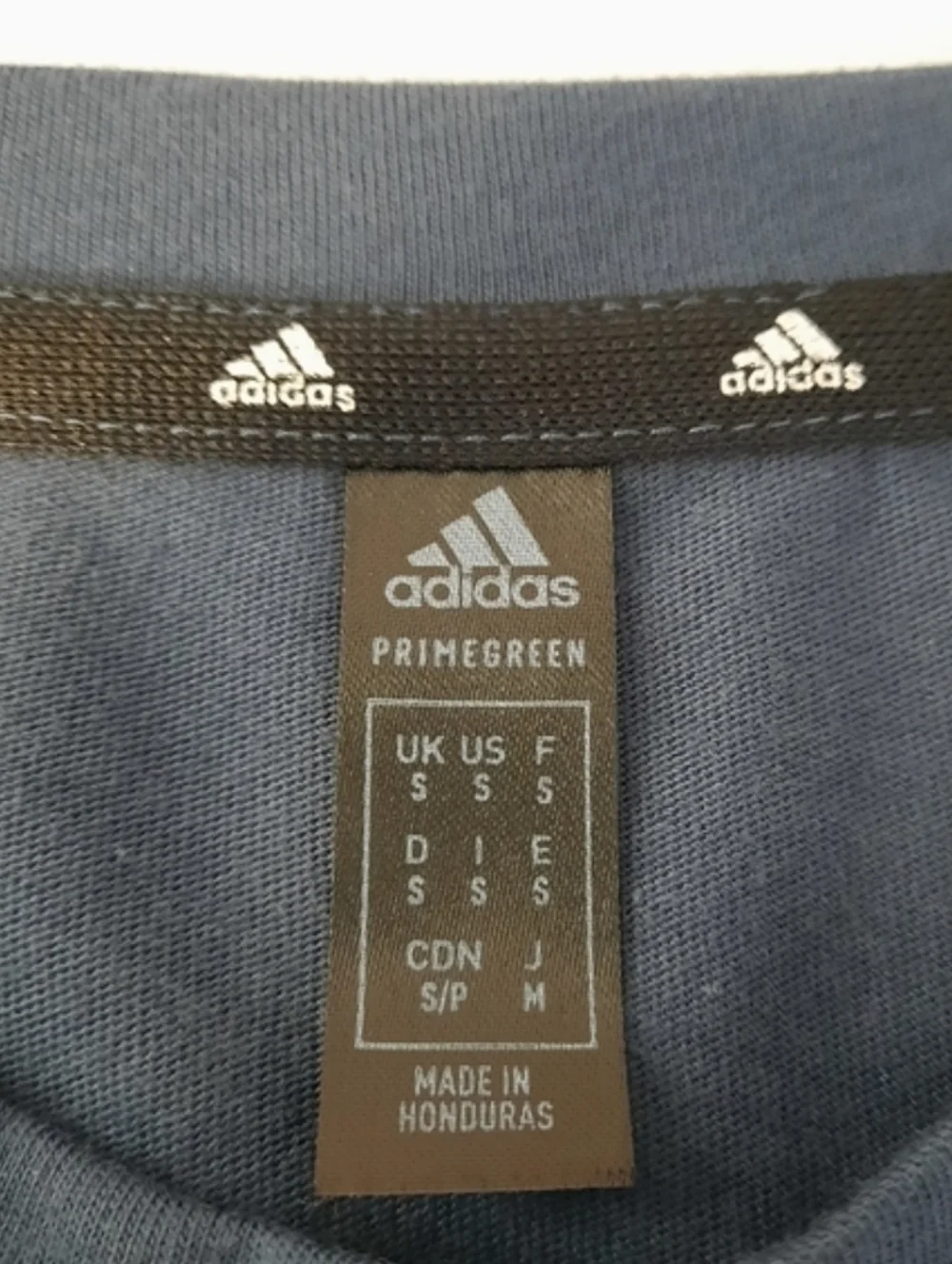 Bundle of 2 Adidas Men's Long Sleeve Tee Shirts Gray and Navy Blue size Small